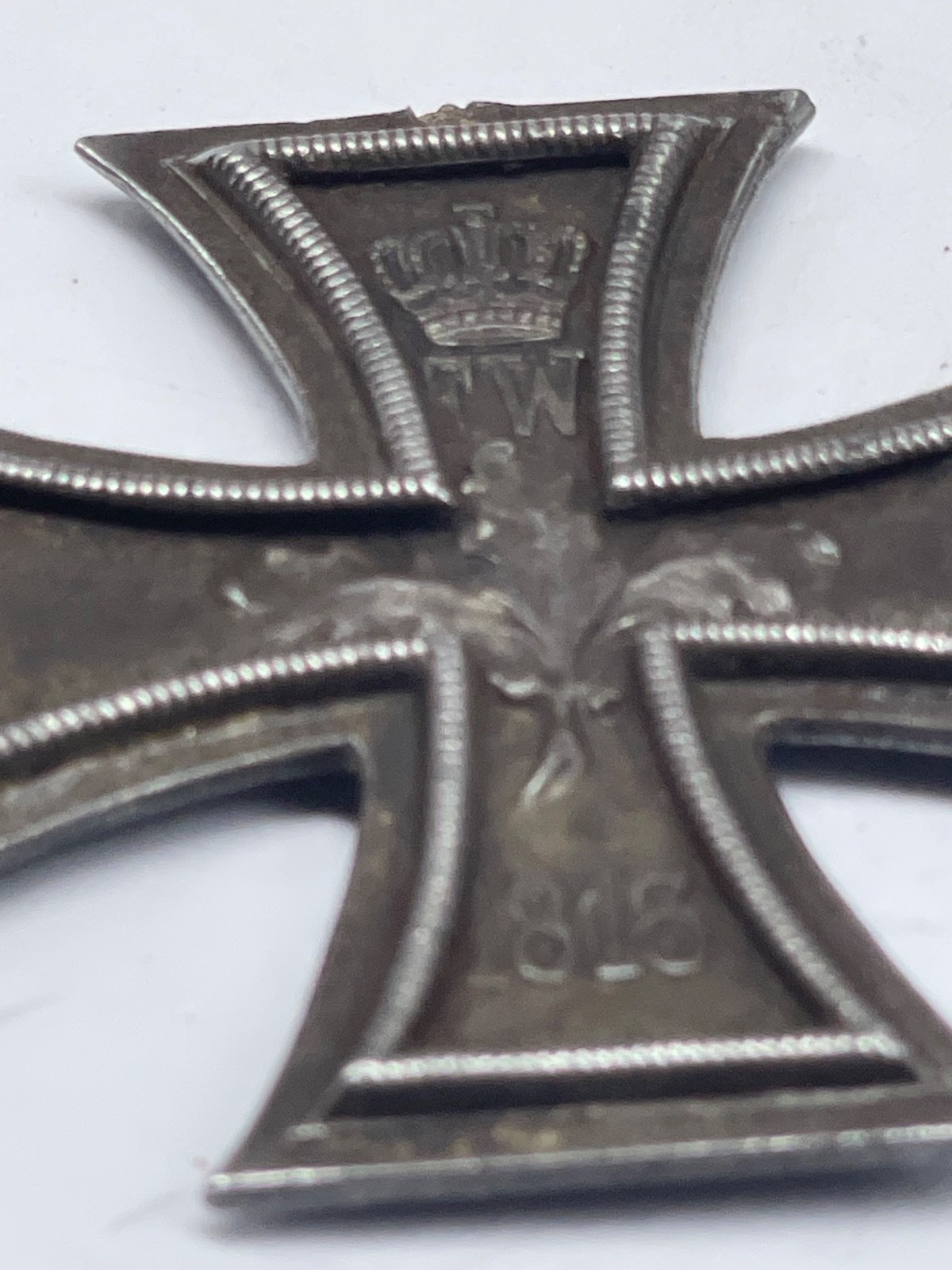 Imperial German Iron Cross - Original WW1 Issue - Broken Ribbon Ring