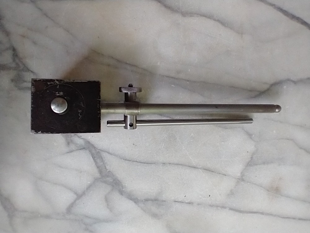 Eclipse Magnetic Base Small Stand Push Button Made In England w/ Adjustable Arm