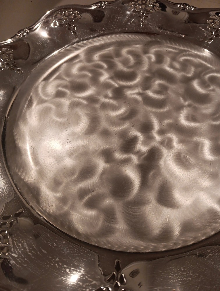 Vntg WMF Ikora Silver Plate Footed Serving-made In Germany