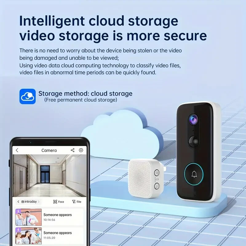 2k HD Smart Video Doorbell – The Ultimate Security Solution for Your Home