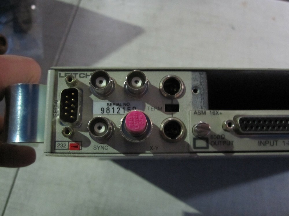 A Leitch X Plus Professional Audio/Video Modular Routing Switch 32 Channels 1RU