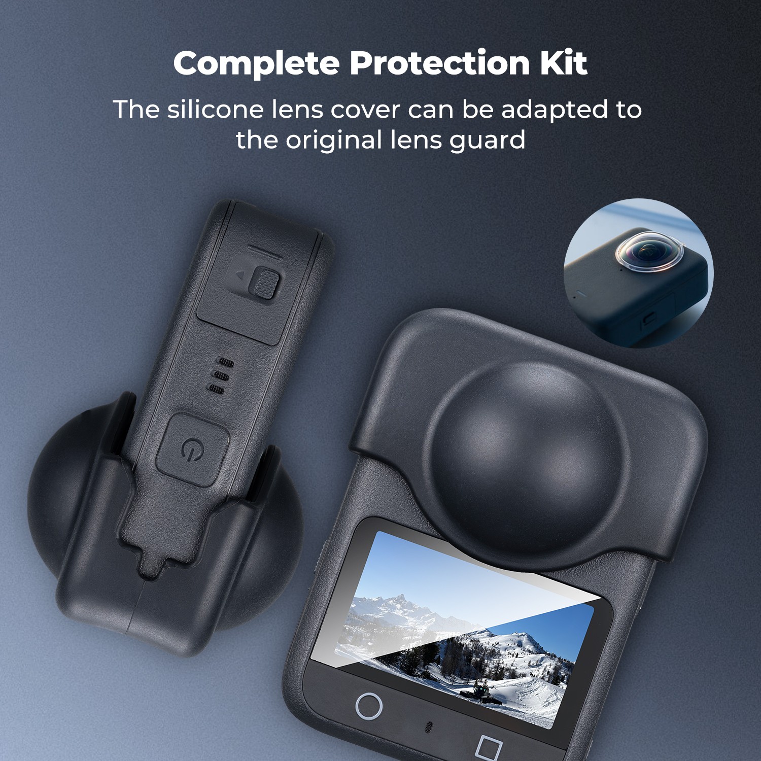 K&F CONCEPT Screen Protector Kit Ultra Display Tempered Glass for DJI OSMO 360