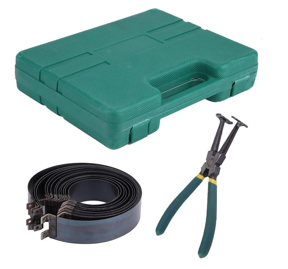 Auto Engine Piston Ring Compressor Installer 1 Pliers 14 Band Tool Kit Universal