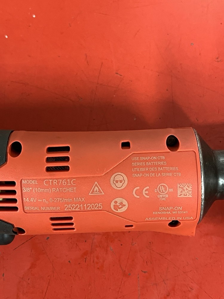 Snap-on CTR761C 3/8 14.4 Cordless Ratchet Rebuilt