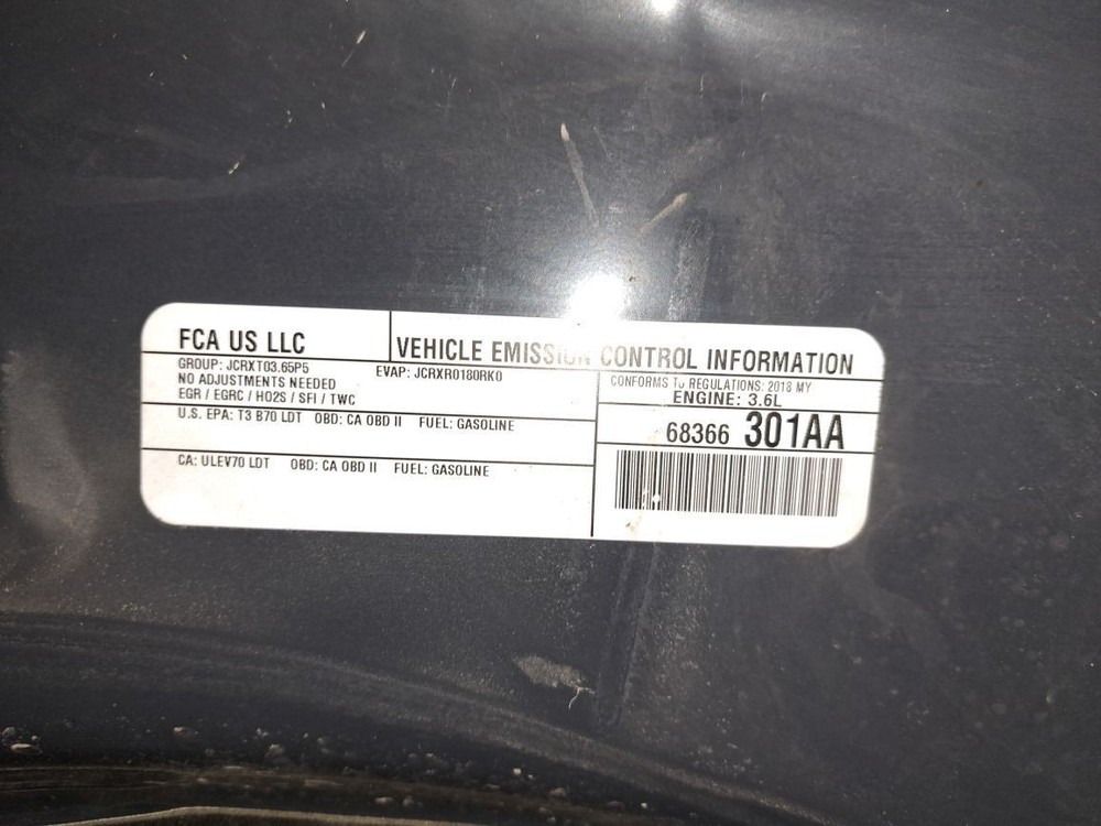 Rear 2018 Durango Camera/Projector Sku#4133247