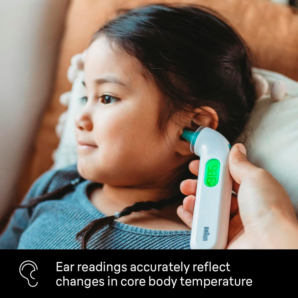 Thermoscan 4 Digital Ear Thermometer, Professional Accuracy with Color Coded ...