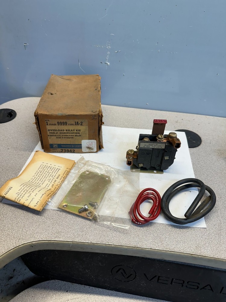 SQUARE D JA-2 OVERLOAD RELAY KIT FOR J1 MODIFICATION, NOS FREE SHIPPING