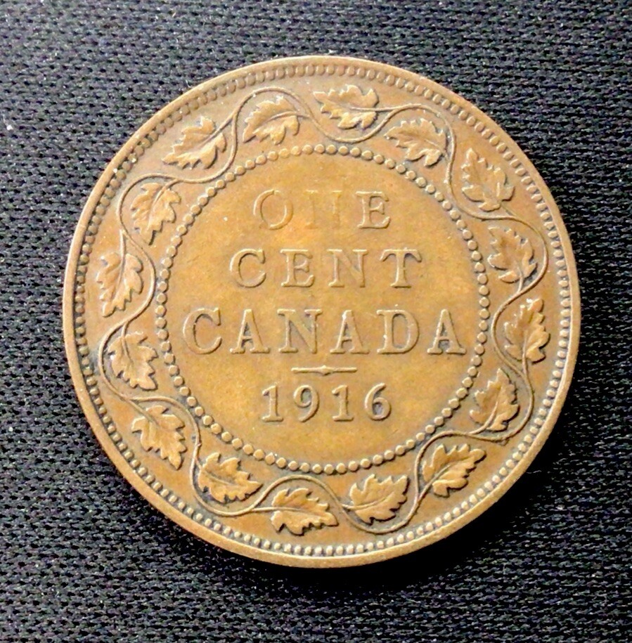 1916 Canada 1 Cent! ENN Coins