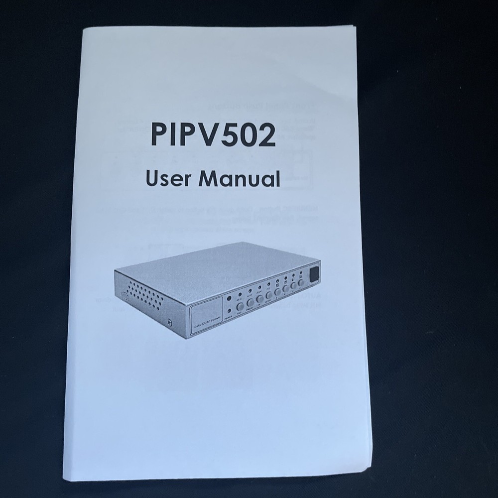 Premium 2-Channel PIP Composite RCA Video Dual Video Switch