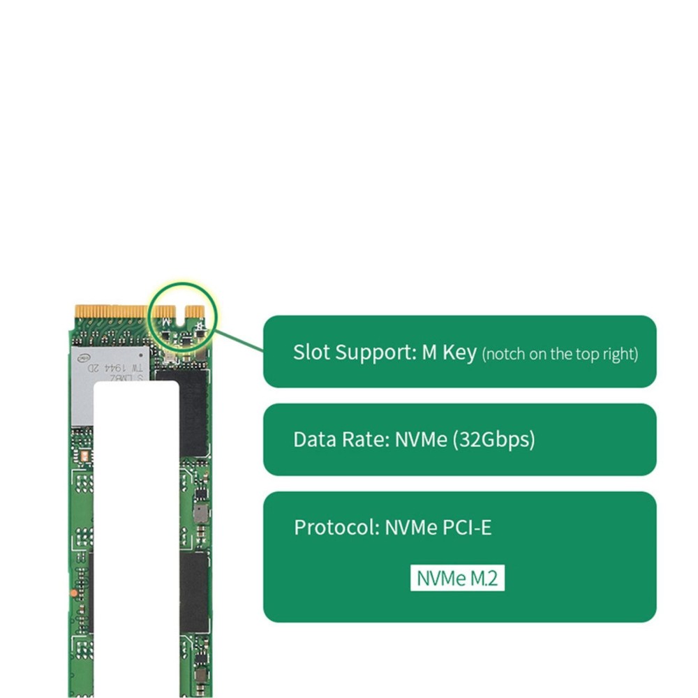 CM4 PCIe to M.2 Adapter Card Hard Drive For for Raspberry Pi Compute Module 4