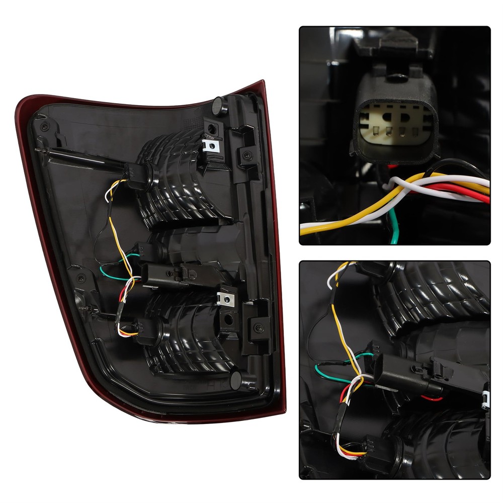 Driver Side Taillight 2025 Black Replacement for 68531047AA