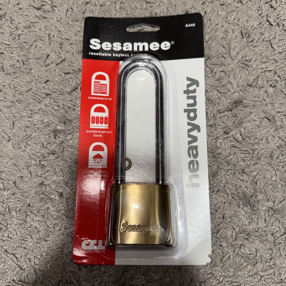Sesamee Keyless Padlock-K440 - Long Shackle