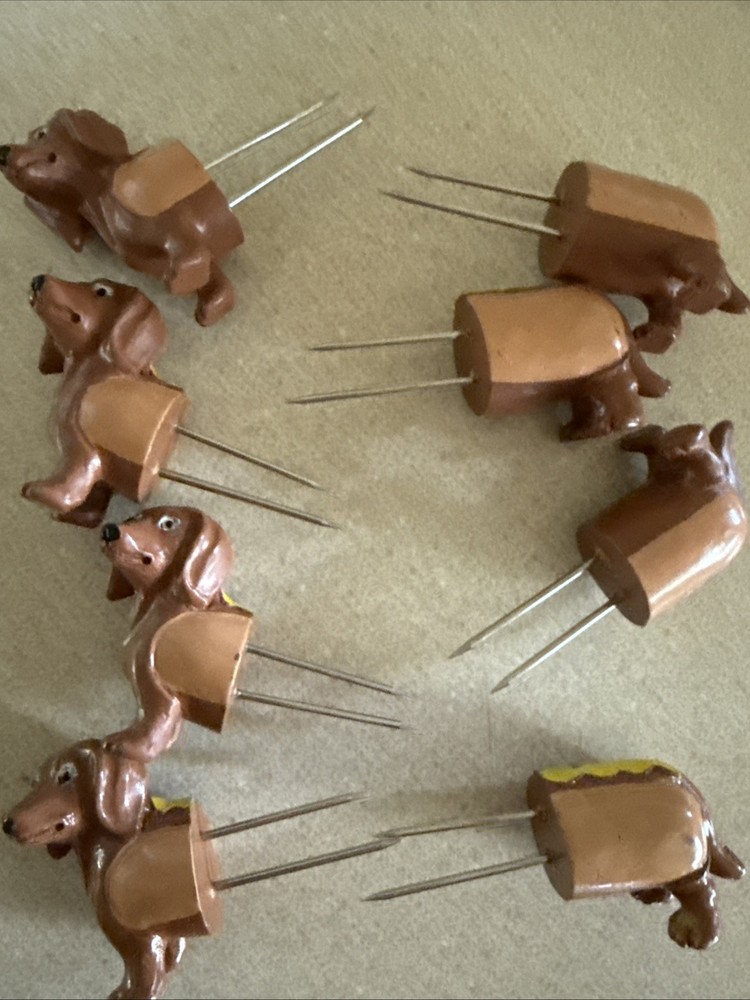 Corn Holders Set Of 4 Dachshund Design