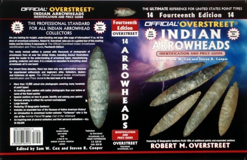 Signed Copy of the All New Overstreet Indian Arrowheads 14th Edition Guide