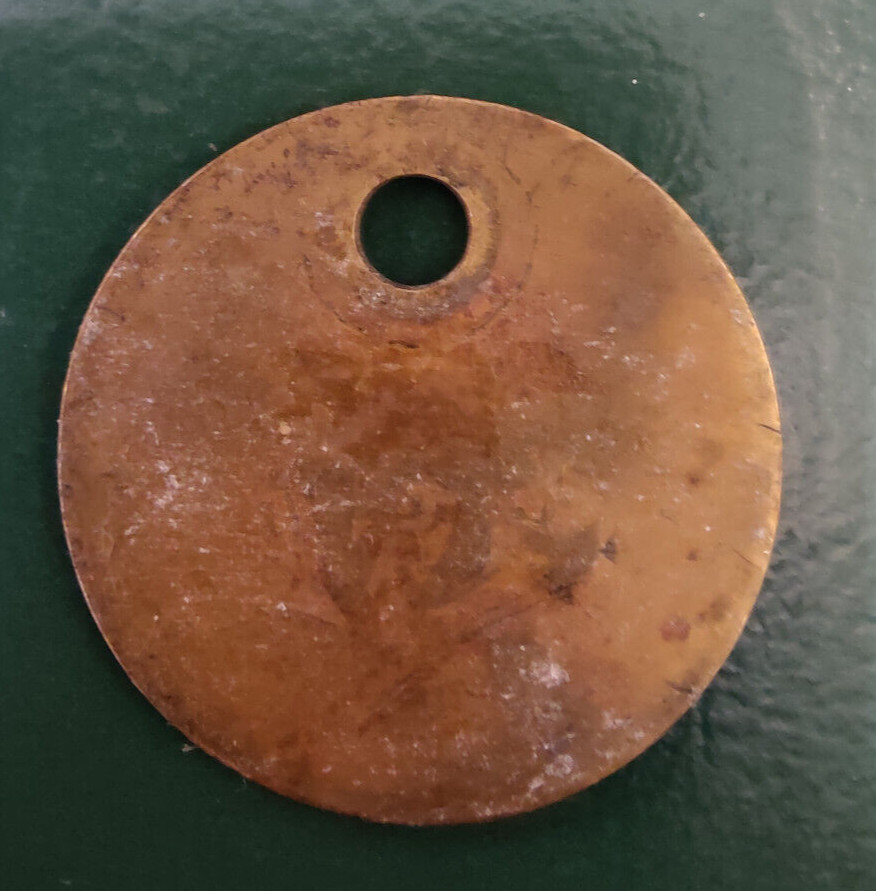 GRIMETHORPE Colliery Pit Check Tally - marked GRIMETHORPE COLLIERY 640