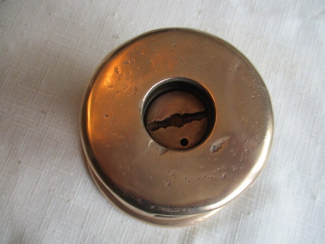 Vintage Solid Brass Sailboat Deck Winch