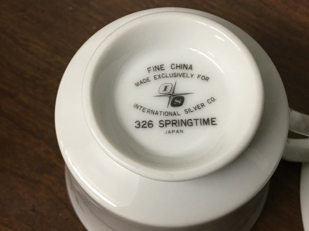International Silver Springtime # 326 Cup & Saucer