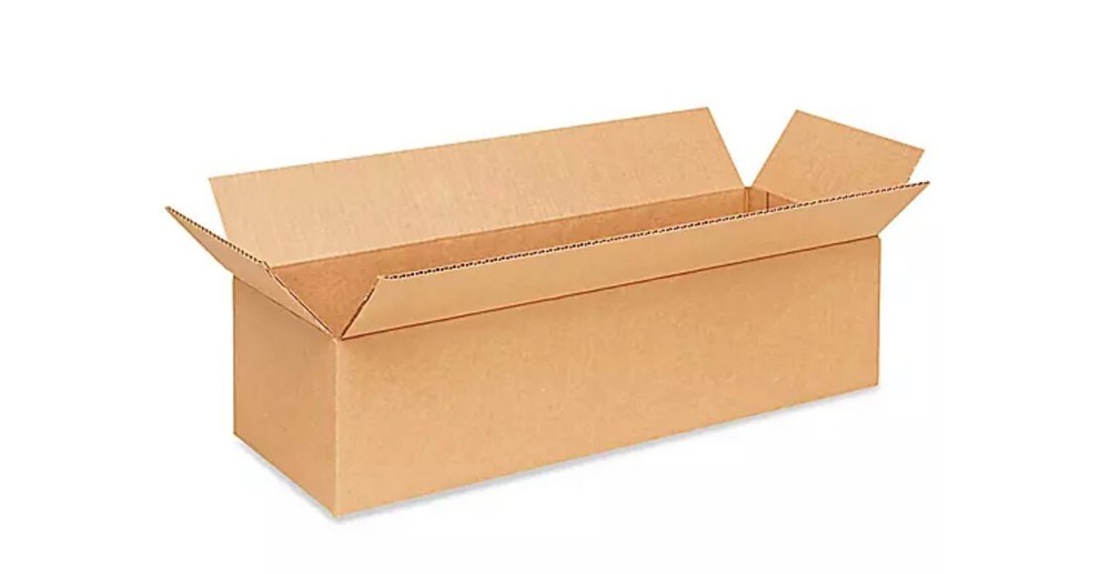 24" x 8" x 6" Cardboard Corrugated Box - SINGLE BOX