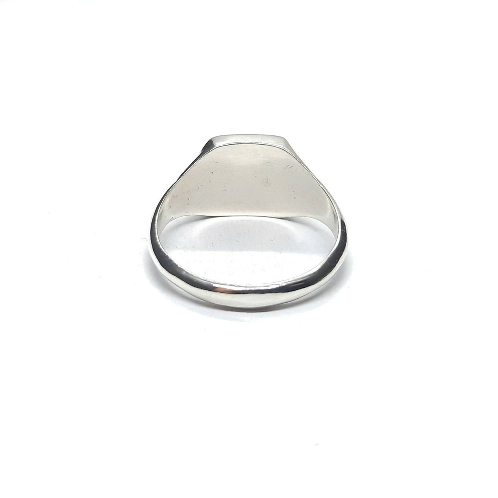Sterling Silver Ring Sacred Heart Hallmarked Solid 925 Handmade Comfort Fit