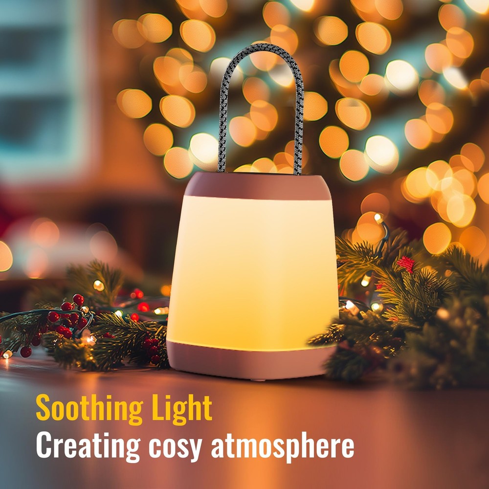 2 Pack LED Camping Lights, Battery Powered LED Camping Lantern with 3 Modes, ...