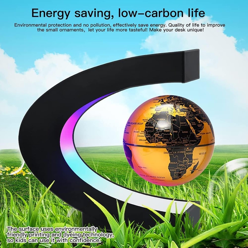 Magnetic Levitation Globe with LED Lighting - Perfect Gift for All Occasions
