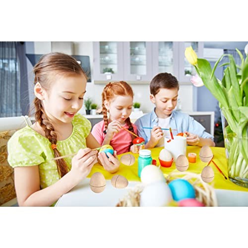 Pcs DIY Paper Mache Easter Eggs, Easter Craft Supplies Blank Paper Eggs for 18