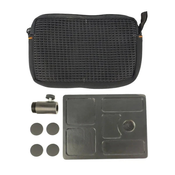 II Gen Black True Rotary Fly Tying Vice plus Black Base and Rectangle Backplate