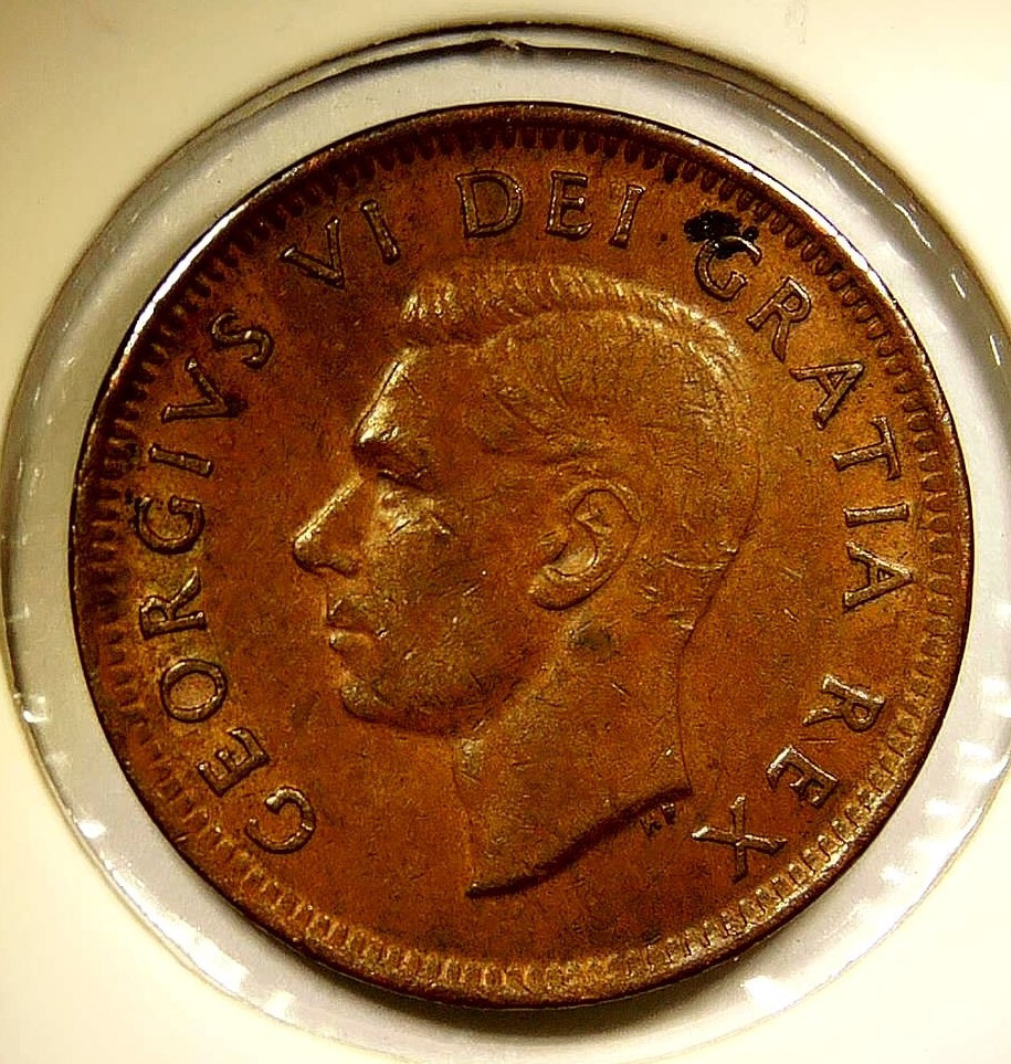 1951 Canada Cent King George VI