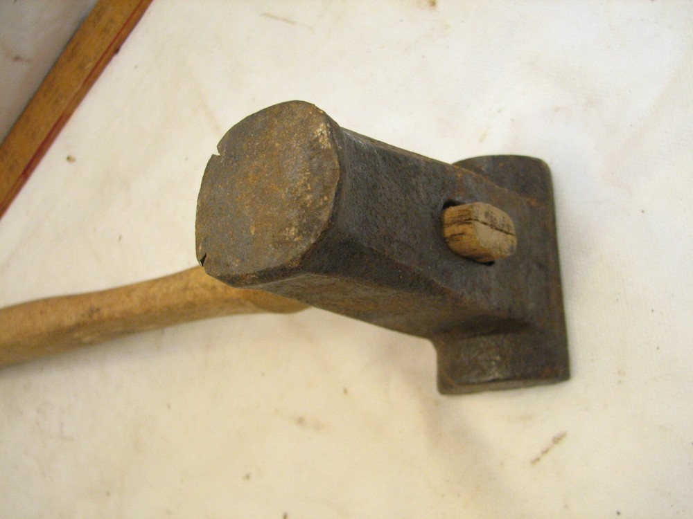 Antique Atha Blacksmith Rounding Forming Hammer Forging Tool Sledge Forge Swage
