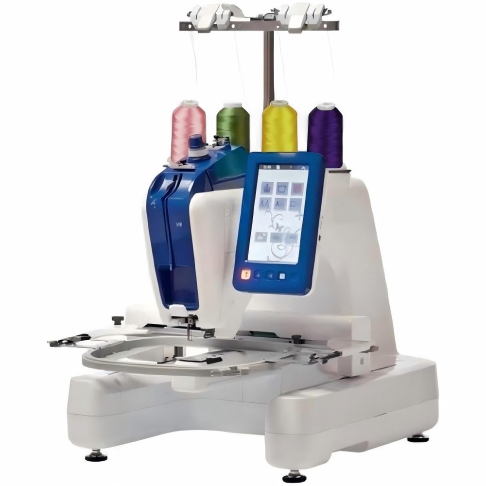 5500Yds Embroidery Thread, 5000M High-Yardage 40WT 100% Polyester Thread – 17...