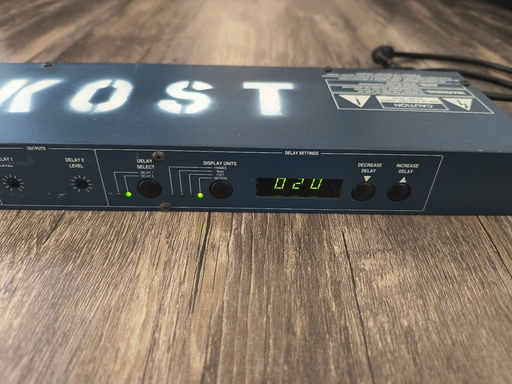 Symetrix 402 Dual Output Audio Delay - Tested - Missing System Status button