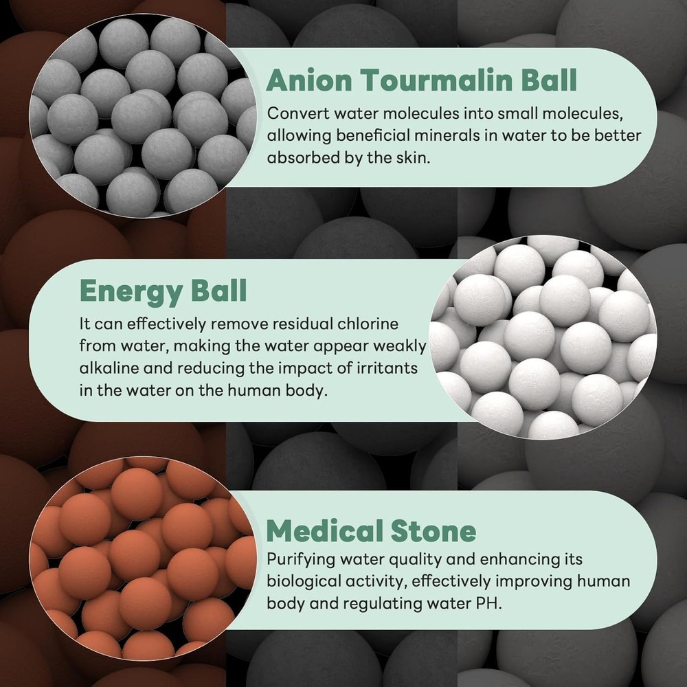 Multipurpose 6 Packs Shower Head Filter Beads - Elegant Water Softening Solution