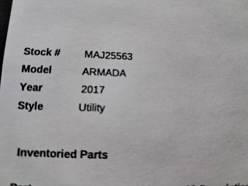 Console Front Floor Sv Fits 17 ARMADA 4875512