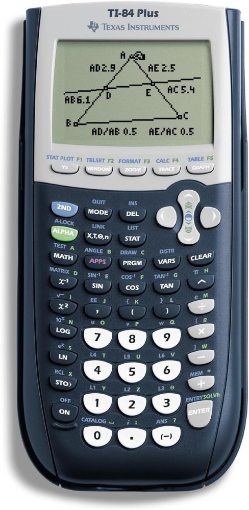 TI-84 Plus Calculator - Black, 320 x 240 Pixels=