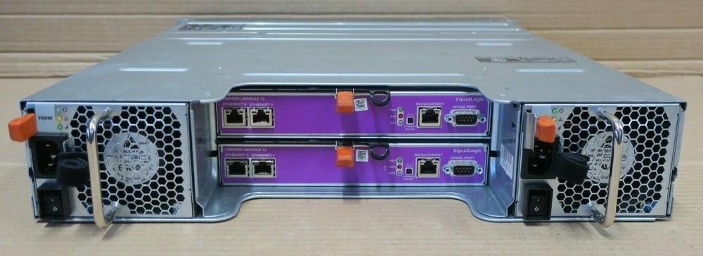 Dell EqualLogic PS4100X Virtualized iSCSI SAN Storage Array 24x 300GB 15K HDD
