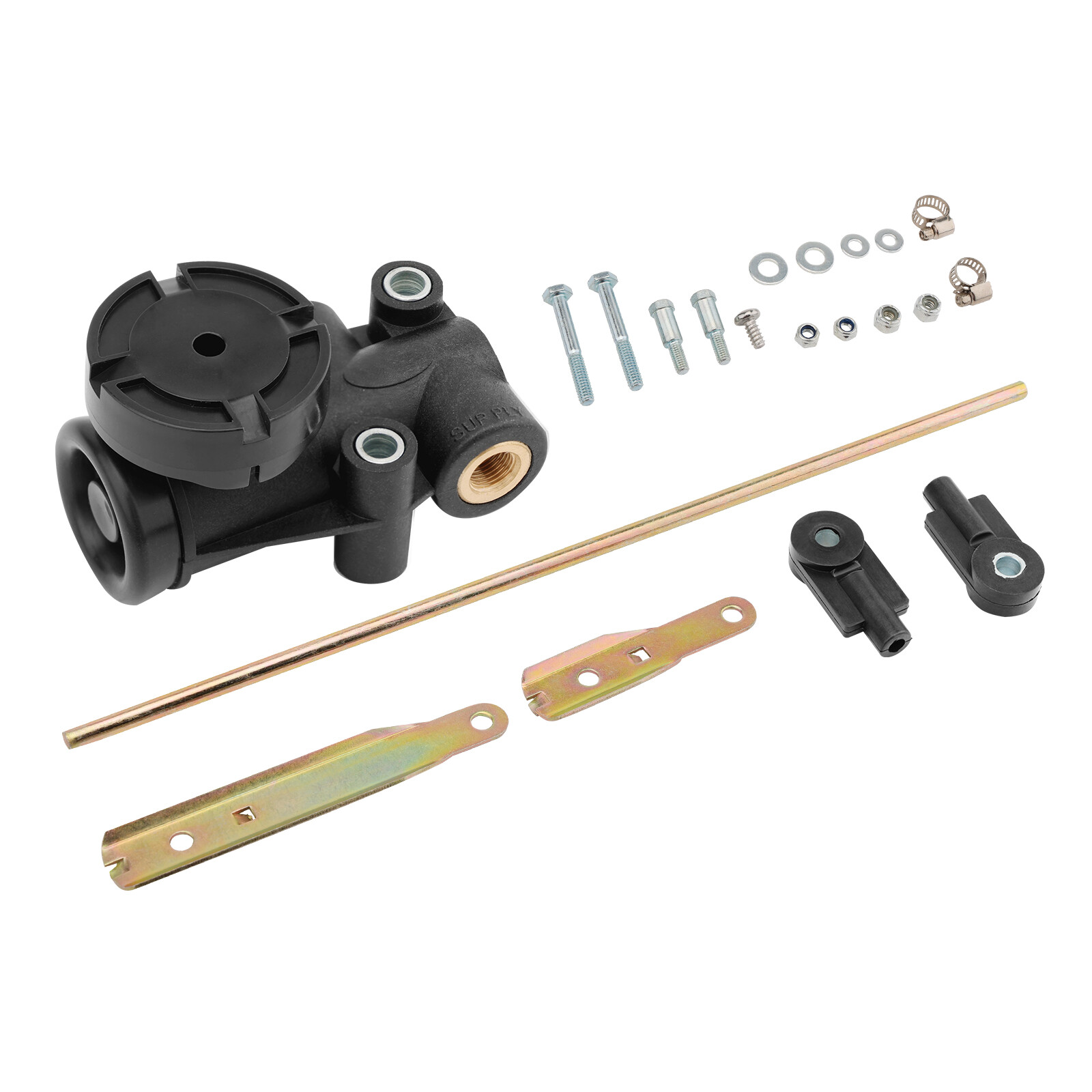 1/4" NPT Port Cabin Air Height Leveling Control Valve Kit Fit Hadley Mack Volvo