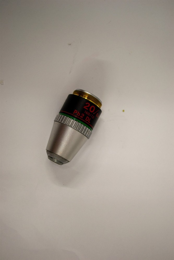 Nikon 20 0.4 160/1.2 PH2 DL Microscope Objective #13 (033125)