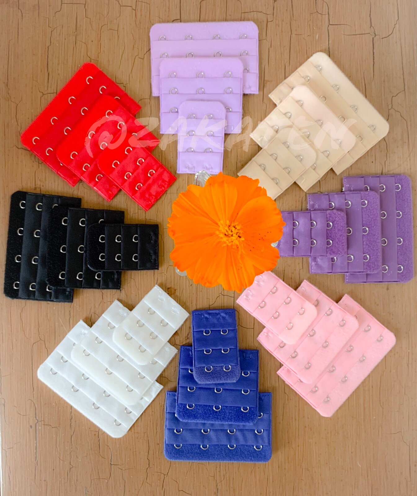 Women Bra strap Extension, Extender Adjustable 2 to 4 Hooks 3PCs Set US Seller