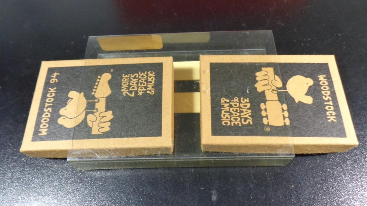 2 WOODSTOCK 94 UNFIRED MINT IN BOX ZIPPO FULL SIZE LIGHTERS 2 & 3 DAYS 302/1000