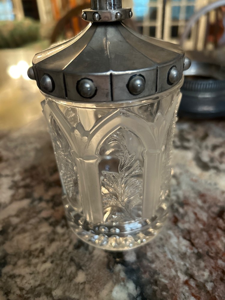 Antique Victorian Silverplate Pickle Castor