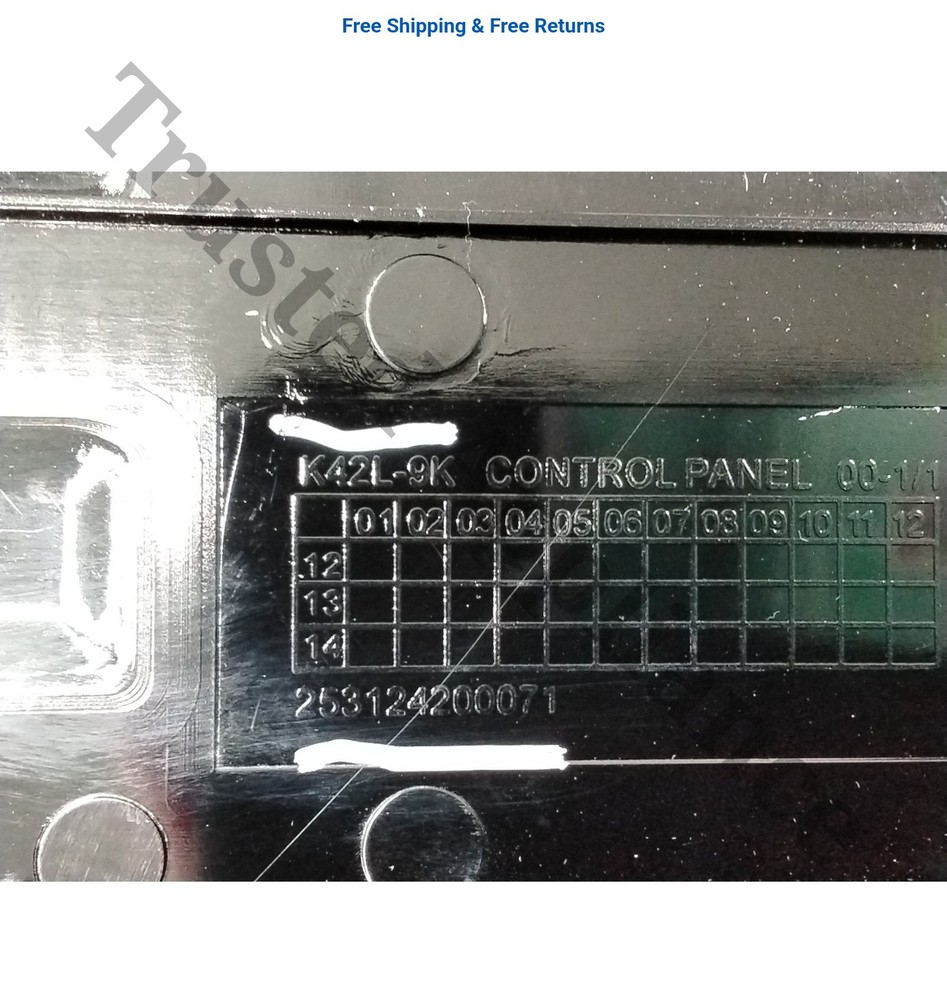 Microwave Control Panel Console 17170000A02712