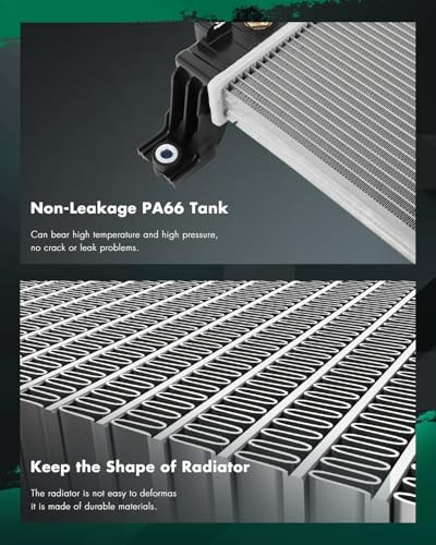 Engine Cooling Radiator Assembly Compatible with Dodge Dakota 2000-2004,