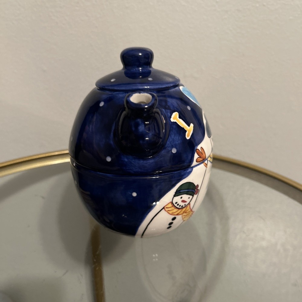 3 Pc. Snowman Teapot