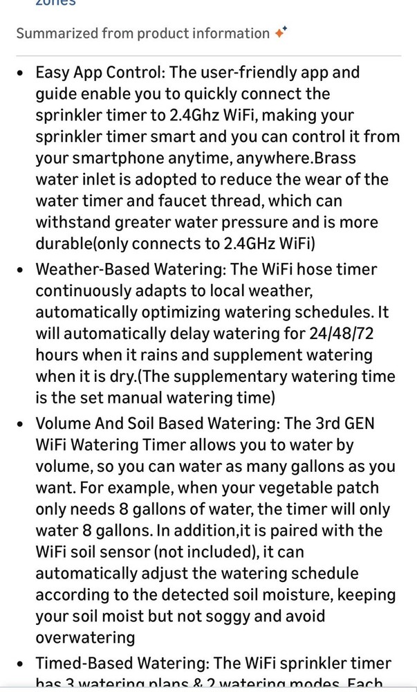 Rainpoint wifi Brass Single Point water timer