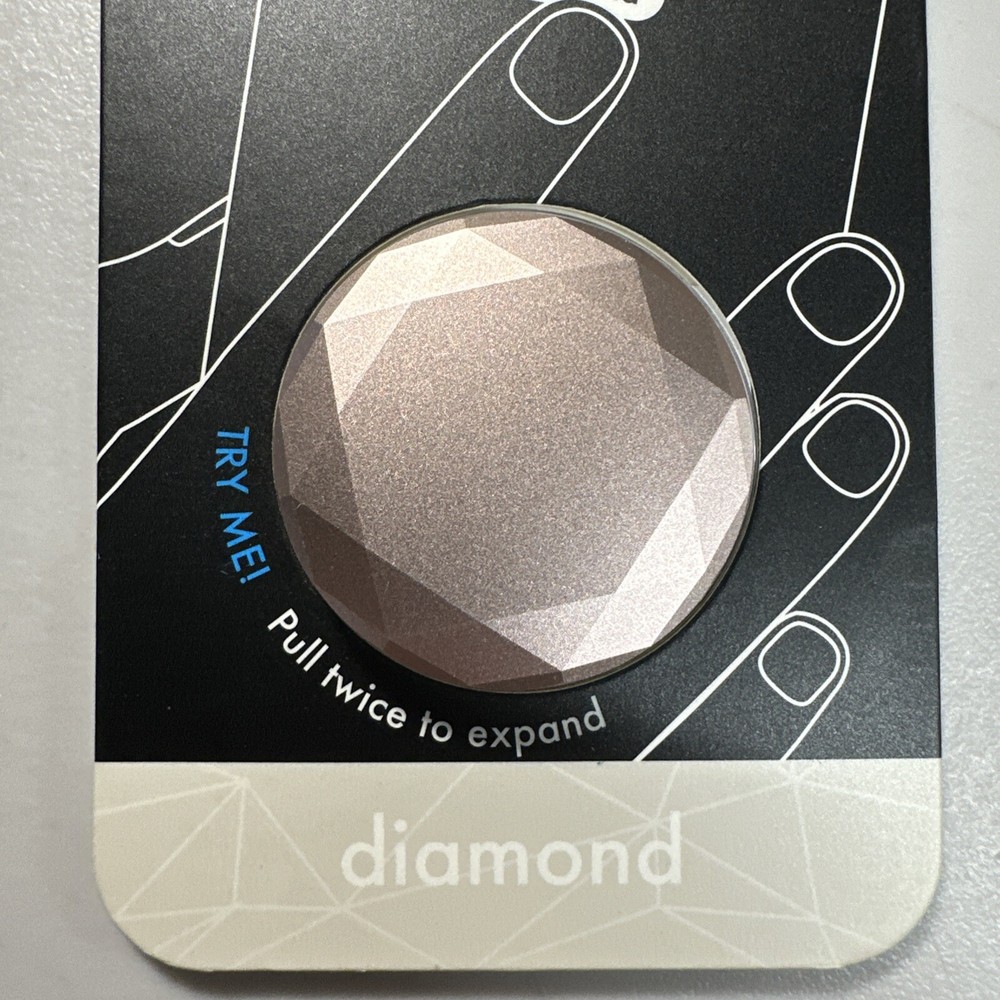 Popsocket Diamond Rose Gold Facets Popgrip Premium Swappable Pop Sockets