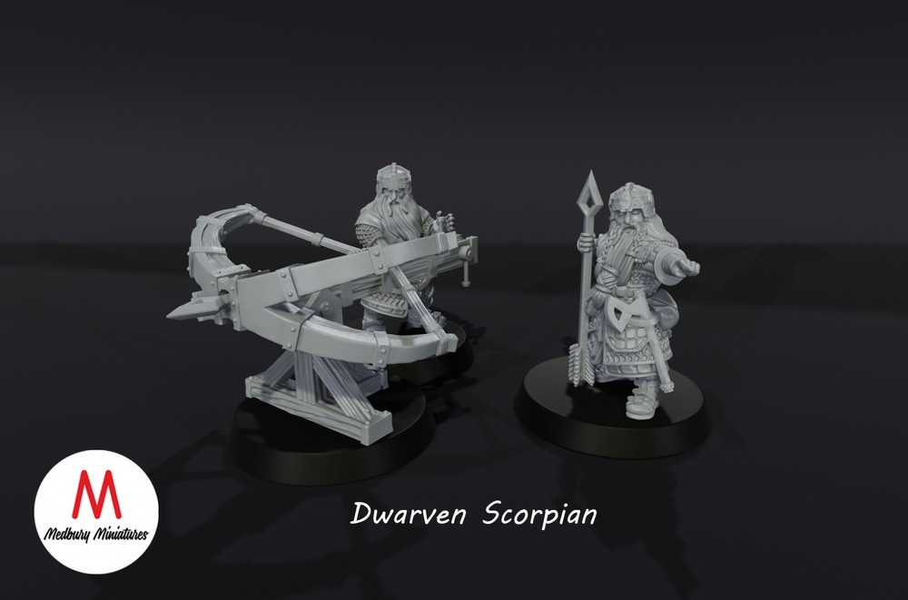 LOTR - Dwarf Ballista And Crew