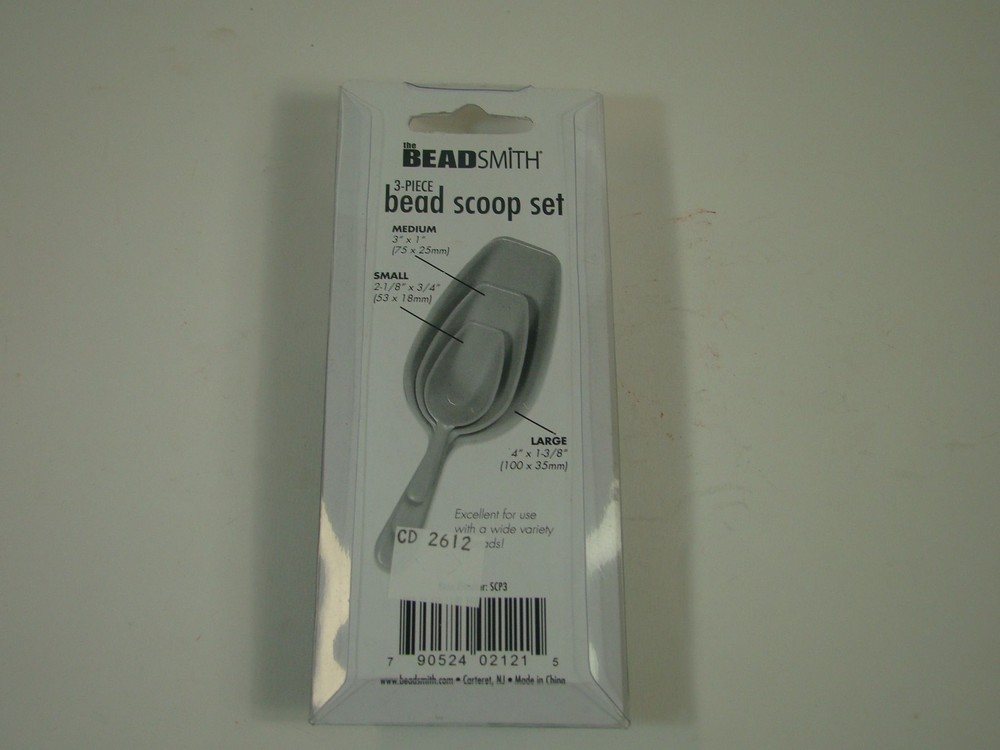 Small Scoop Beads Crafting Art 3 Scoops