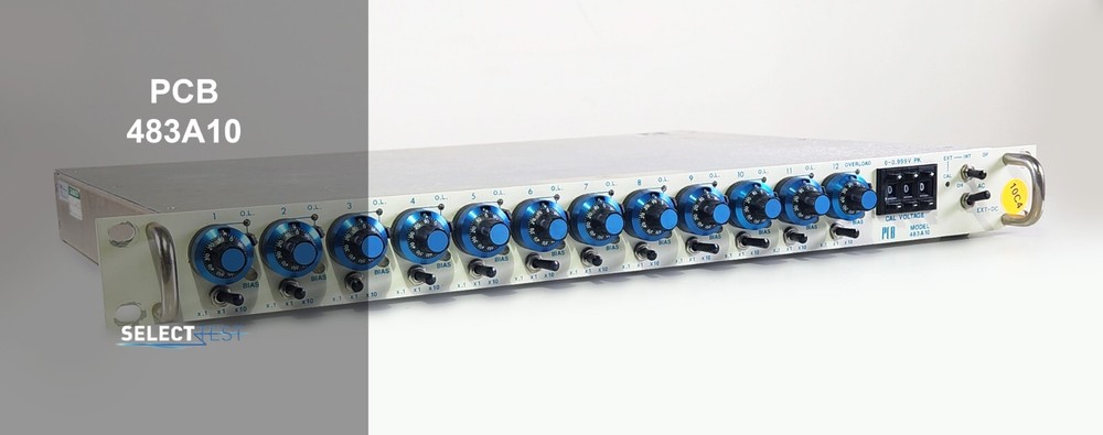 PCB 483A10 MULTIPURPOSE 12 CHANNEL SIGNAL CONDITIONNER **LOOK** (REF.: 414N)