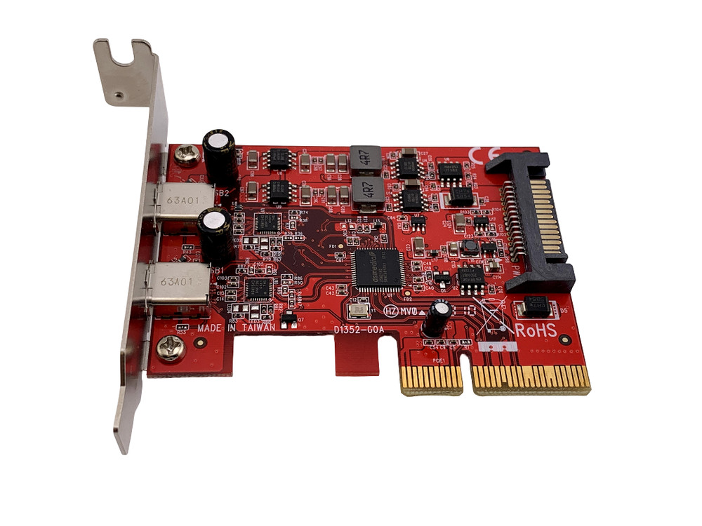 StarTech 2-Port USB-C 10Gbps PCIe 3.0 x4 Adapter – Data Only