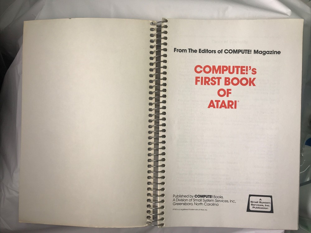 Vintage COMPUTE!'s First Book Of Atari 400/800 1981 BASIC Programmer’s Guide Rar